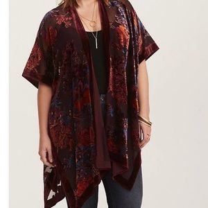 Torrid Maroon Kimono